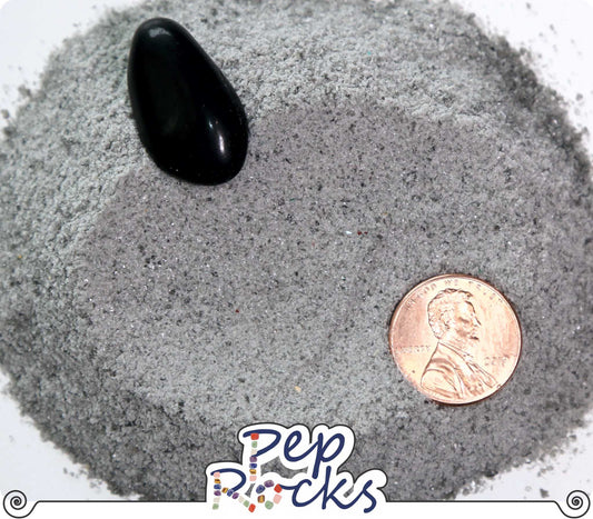 Black Obsidian - Medium crystal sand particles