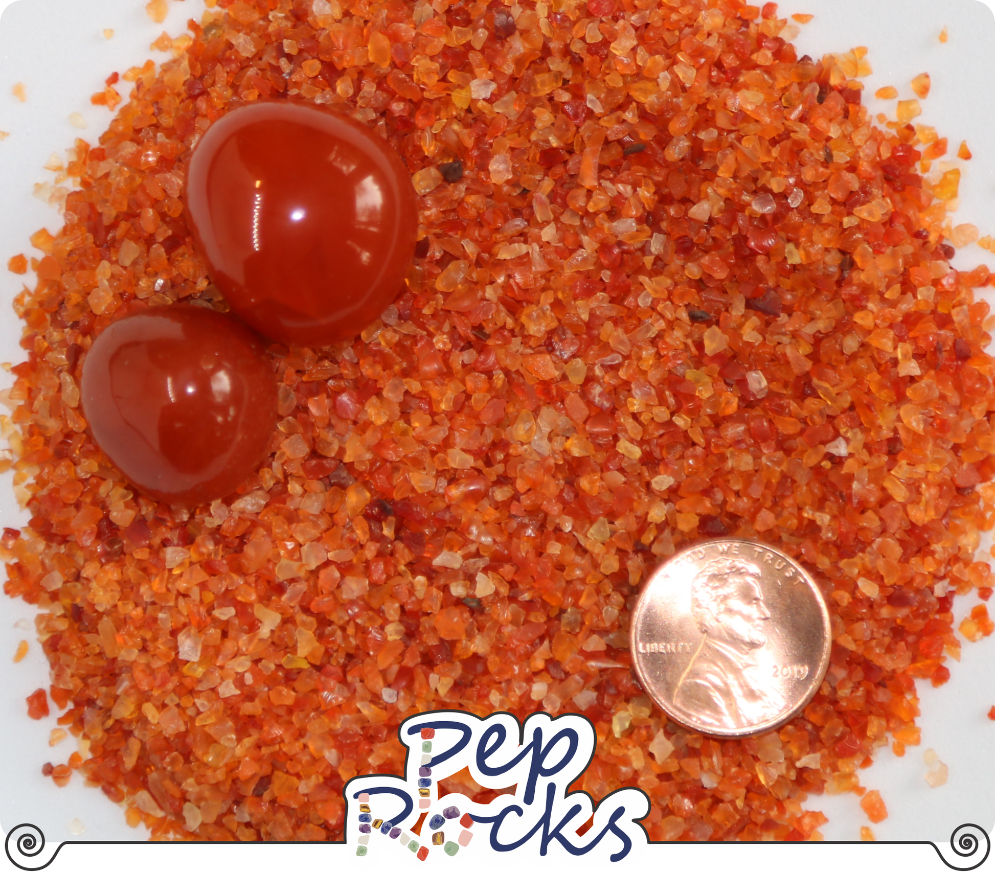 Carnelian Crushed Coarse Gemstone Sand