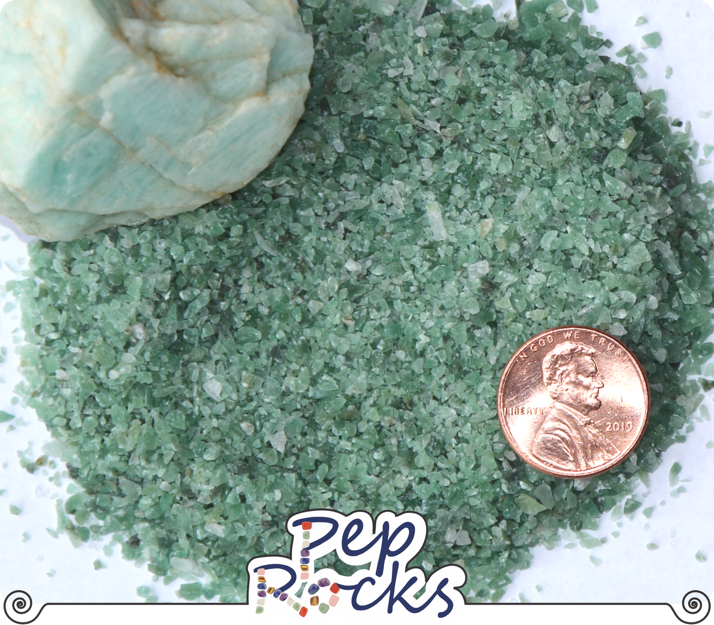 Green Aventurine - Crushed Coarse Gemstone Sand