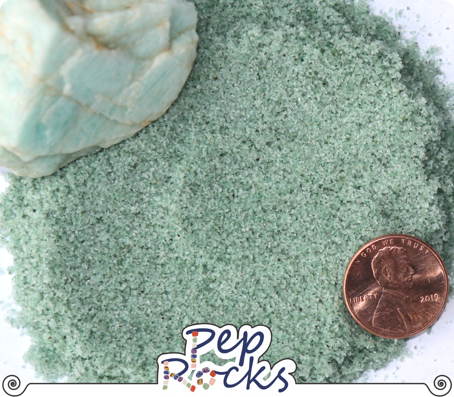 Green Aventurine - Crushed Medium Gemstone Powder. Great for Art, Jewelry, Wood Inlay and Metaphysical uses