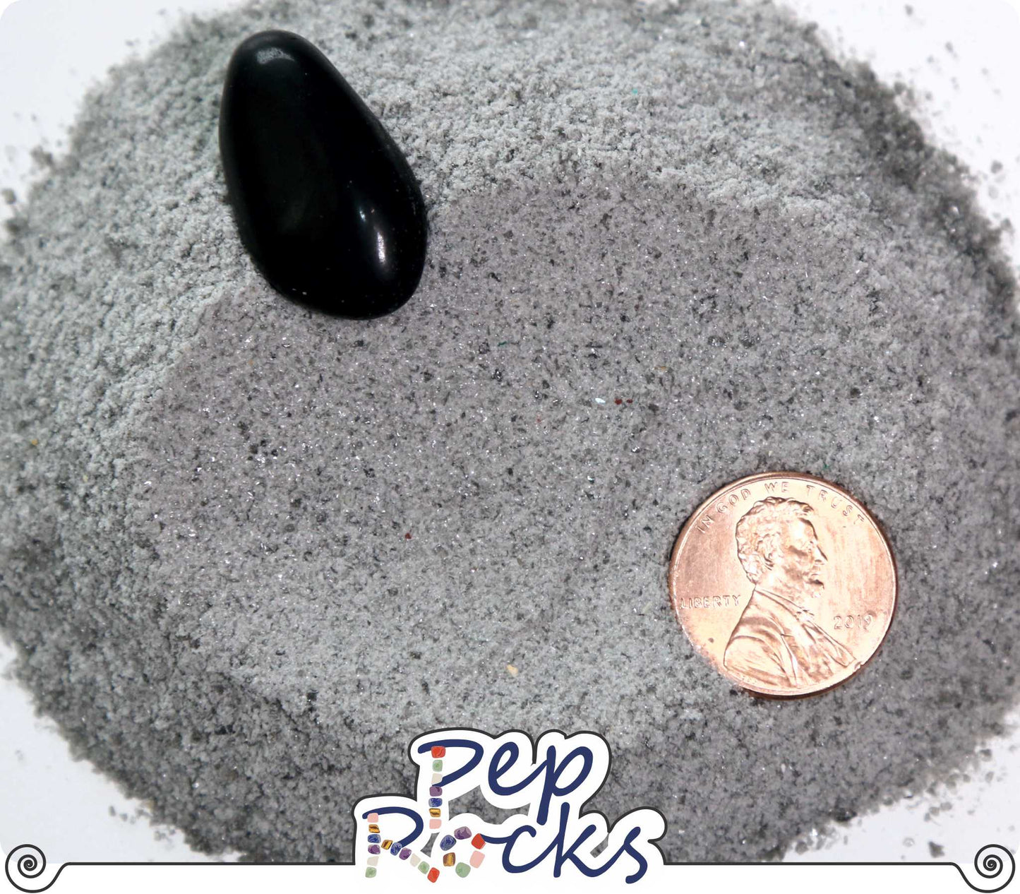 Black Obsidian - Medium crystal sand particles