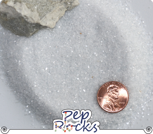 Calcite - Crushed Medium Gemstone Powder. Great for Art, Jewelry, Wood Inlay and Metaphysical uses