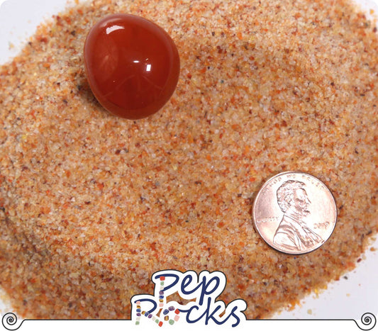 Carnelian - Medium crystal sand particles