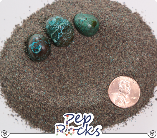 Chrysocolla - Crushed Medium Gemstone Powder. Great for Art, Jewelry, Wood Inlay and Metaphysical uses