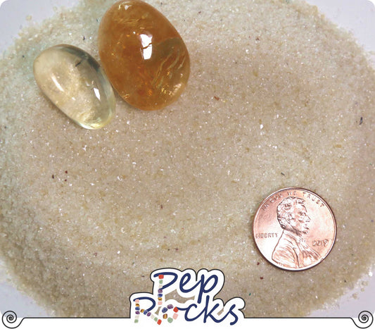 Citrine - Medium crystal sand particles