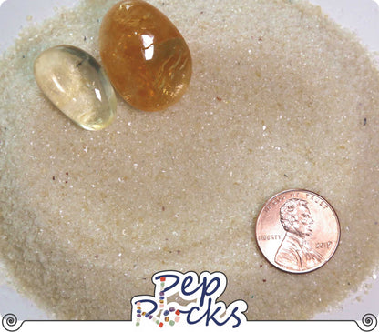 Citrine - Medium crystal sand particles