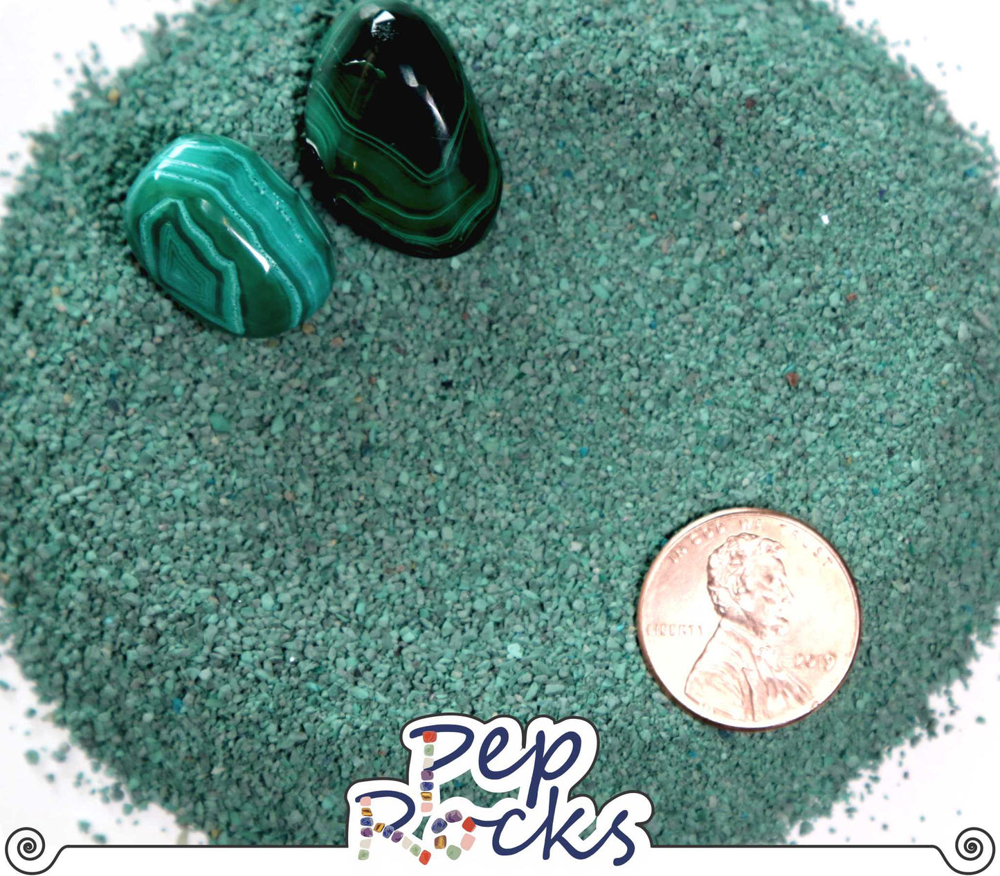 Malachite - Medium crystal sand particles