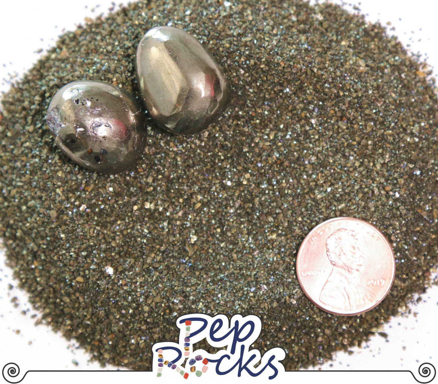Pyrite - Medium mineral sand particles