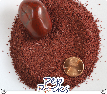 Pep Rocks Red Jasper Crushed Medium Gemstone Sand